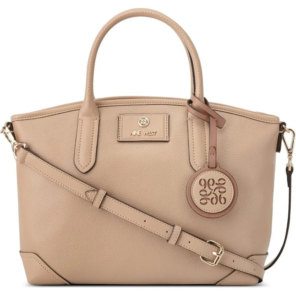 Women's Cotton Blend Piera Satchel with Removable Crossbody Strap